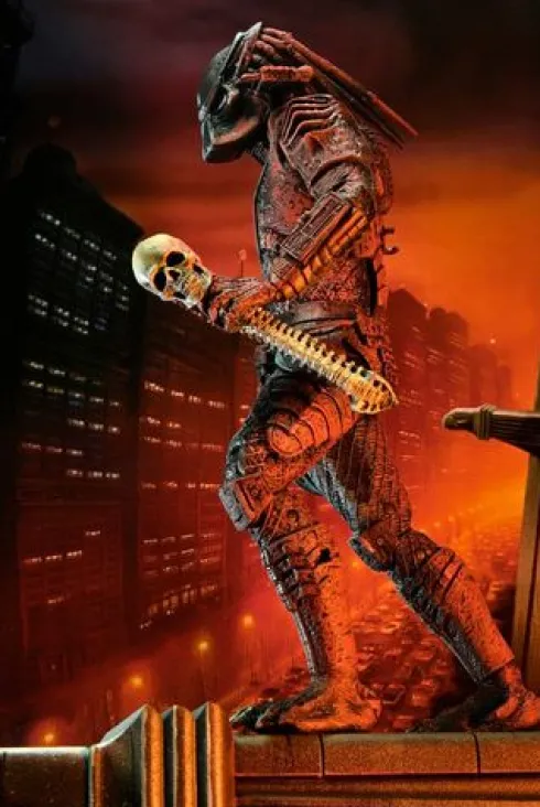 Depredador 2 Figura City Hunter Poster Series 18 cm