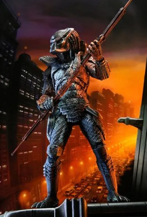 Depredador 2 Figura City Hunter Poster Series 18 cm