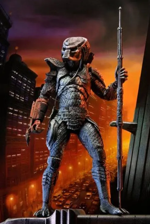Depredador 2 Figura City Hunter Poster Series 18 cm