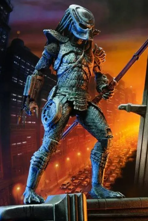 Depredador 2 Figura City Hunter Poster Series 18 cm