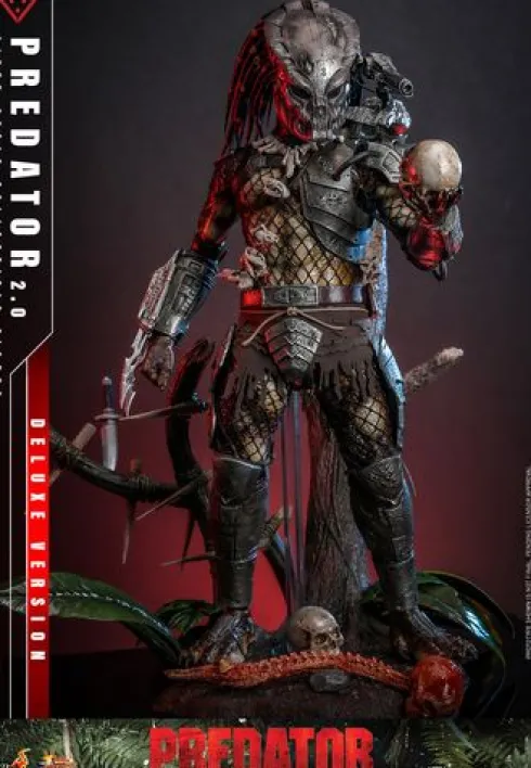 Depredador 1987 Figura Movie Masterpiece 1/6 Predator (2.0) Deluxe Version 34 cm