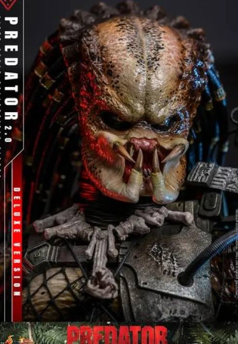 Depredador 1987 Figura Movie Masterpiece 1/6 Predator (2.0) Deluxe Version 34 cm