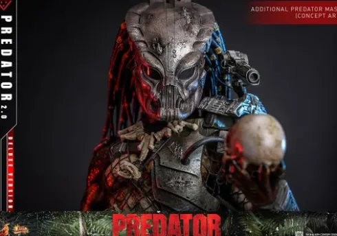 Depredador 1987 Figura Movie Masterpiece 1/6 Predator (2.0) Deluxe Version 34 cm