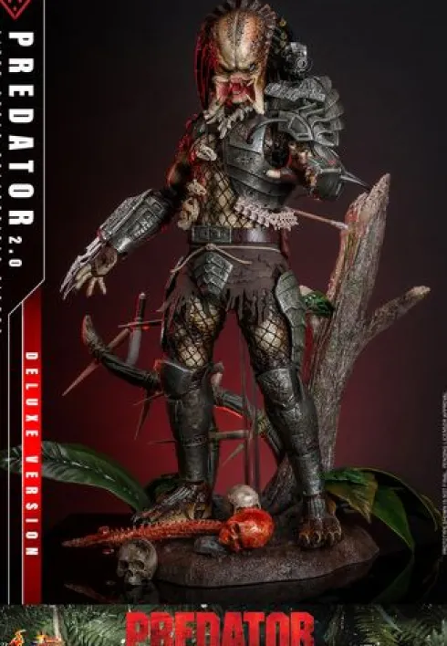 Depredador 1987 Figura Movie Masterpiece 1/6 Predator (2.0) Deluxe Version 34 cm