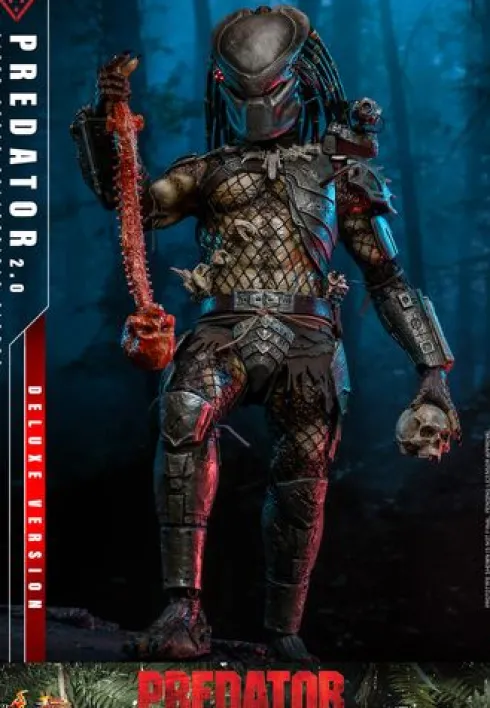 Depredador 1987 Figura Movie Masterpiece 1/6 Predator (2.0) Deluxe Version 34 cm