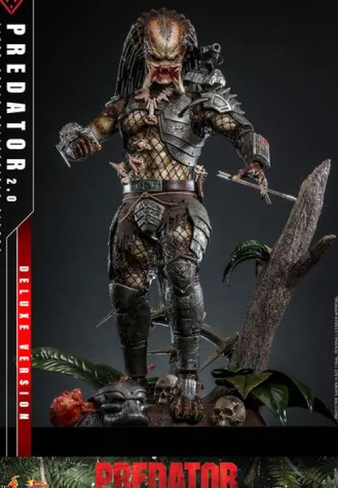 Depredador 1987 Figura Movie Masterpiece 1/6 Predator (2.0) Deluxe Version 34 cm