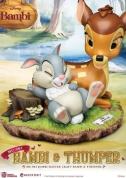 Disney Estatua Master Craft Bambi & Thumper 26 cm