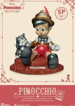 Disney Estatua Master Craft Pinocchio Wooden Ver. Special Edition 27 cm