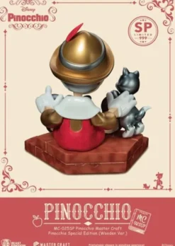 Disney Estatua Master Craft Pinocchio Wooden Ver. Special Edition 27 cm