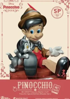 Disney Estatua Master Craft Pinocchio Wooden Ver. Special Edition 27 cm