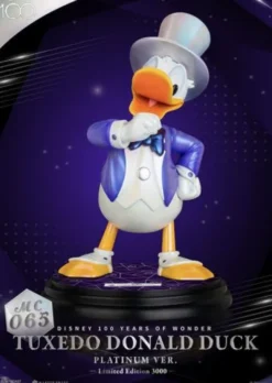 Disney 100th Estatua Master Craft Tuxedo Donald Duck (Platinum Ver.)