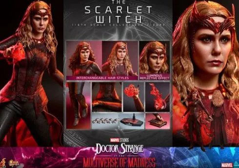 Doctor Strange en el Multiverso de la Locura Figura Movie Masterpiece 1/6 The Scarlet Witch 28 cm