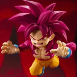 Dragon Ball Daima Figura S.H. Figuarts Super Saiyan Level 4 Goku (mini) 8 cm
