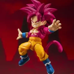 Dragon Ball Daima Figura S.H. Figuarts Super Saiyan Level 4 Goku (mini) 8 cm