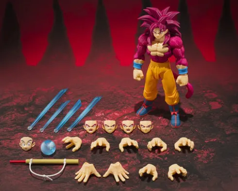 Dragon Ball Figura S.H. Figuarts Super Saiyan 4 Son Goku -Daima- 15 cm