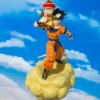 Dragon Ball Figura S.H.Figuarts Son Goku & Son Gohan Kid & Kintoun 14 cm & 6 cm