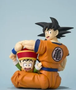 Dragon Ball Figura S.H.Figuarts Son Goku & Son Gohan Kid & Kintoun 14 cm & 6 cm