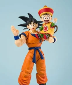 Dragon Ball Figura S.H.Figuarts Son Goku & Son Gohan Kid & Kintoun 14 cm & 6 cm