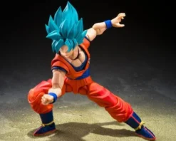 Dragon Ball Super Figura SH-Figuarts Super Saiyan God Super Son Goku (Blue power transcending Limits) 15 cm