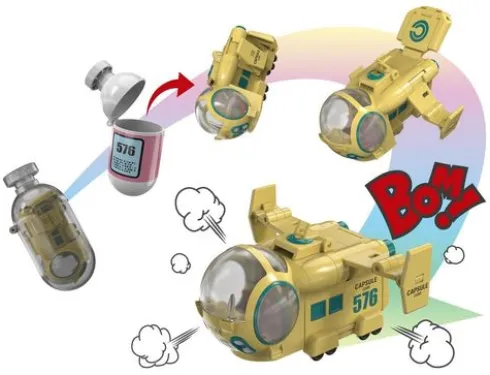 Dragon Ball Z Figura Changearts Hoi-Poi Cápsula No. 576 Bulma’s Airplane 8 cm