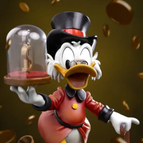 Duck Tales Estatua 1/10 Art Scale Uncle Scrooge McDuck 17 cm
