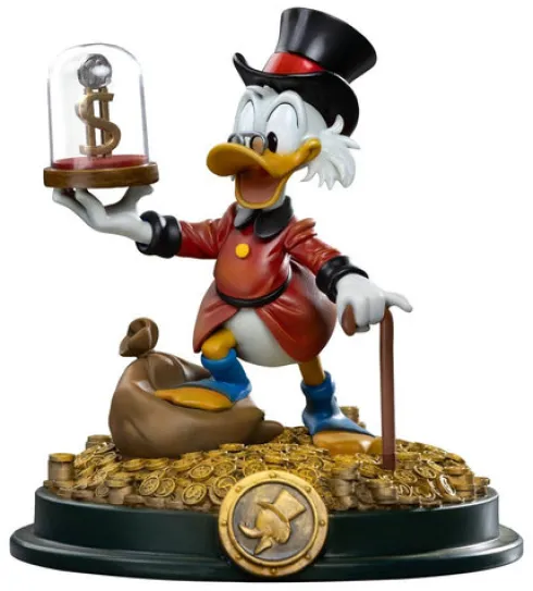 Duck Tales Estatua 1/10 Art Scale Uncle Scrooge McDuck 17 cm