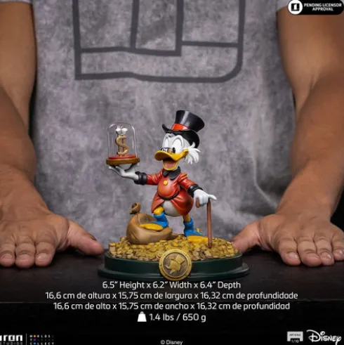 Duck Tales Estatua 1/10 Art Scale Uncle Scrooge McDuck 17 cm