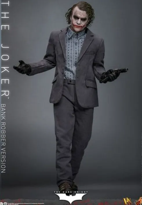 El Caballero oscuro Figura DX 1/6 The Joker (Bank Robber Version) 30 cm
