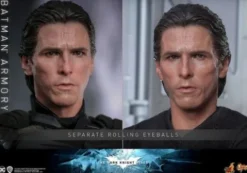 El caballero oscuro: La leyenda renace Figuras y Diorama Movie Masterpiece 1/6 Batman Armory with Bruce Wayne 30 cm