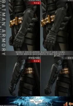 El caballero oscuro: La leyenda renace Figuras y Diorama Movie Masterpiece 1/6 Batman Armory with Bruce Wayne 30 cm