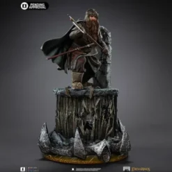 El Señor de los Anillos Estatua 1/10 Art Scale Gimli Unleashed 26 cm