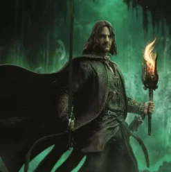 El Señor de los Anillos Estatua 1/10 Art Scale Aragorn Unleashed 31 cm