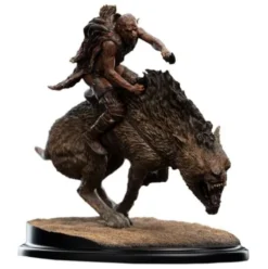 El Señor de los Anillos Estatua Sharkû on Warg 18 cm
