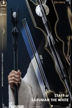 El Señor de los Anillos Figura 1/6 Saruman 31 cm