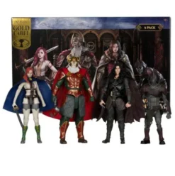 El Señor de los Anillos: la Guerra de los Rohirrim Pack de 4 Figuras 10 cm