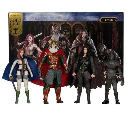 El Señor de los Anillos: la Guerra de los Rohirrim Pack de 4 Figuras 10 cm