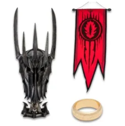 El Señor de los Anillos Réplica Museum Collection 1/1 Casco de Guerra de Sauron 76 cm