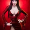Elvira: Mistress of the Dark Estatua 1/4 Elvira (Red Glitter Dress) 48 cm