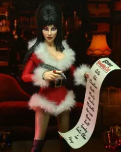 Elvira, Mistress of the Dark Figura Clothed Very Scary Xmas Elvira 20 cm
