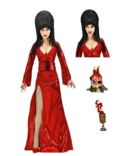 Elvira, Mistress of the Dark Figura Clothed Red, Fright, and Boo 20 cm