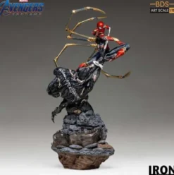 Estatua BDS Art Scale 1/10 Iron Spider vs Outrider 36 cm Vengadores Endgame