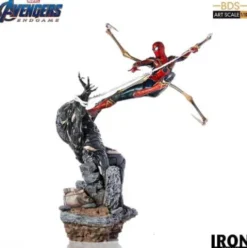 Estatua BDS Art Scale 1/10 Iron Spider vs Outrider 36 cm Vengadores Endgame