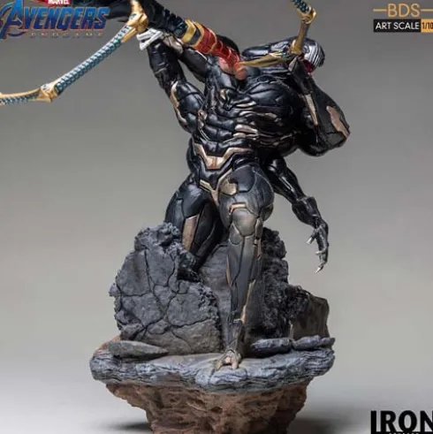 Estatua BDS Art Scale 1/10 Iron Spider vs Outrider 36 cm Vengadores Endgame