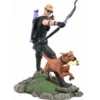 Estatua Diorama Ojo De Halcon + Perro Marvel Gallery Comic 23cm