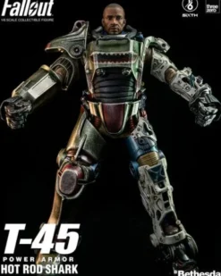 Fallout Figura FigZero 1/6 T-45 Hot Rod Shark Power Armor 37 cm