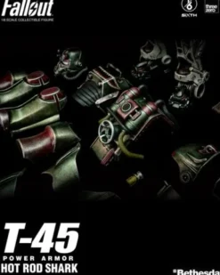 Fallout Figura FigZero 1/6 T-45 Hot Rod Shark Power Armor 37 cm