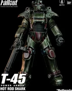 Fallout Figura FigZero 1/6 T-45 Hot Rod Shark Power Armor 37 cm
