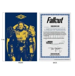 Fallout Figura Movie Maniacs Hank Maclean (Season 2) (Red Platinum Edition) 17 cm