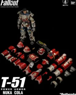 Fallout Figura 1/6 T-51 Nuka Cola Power Armor 37 cm