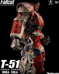 Fallout Figura 1/6 T-51 Nuka Cola Power Armor 37 cm